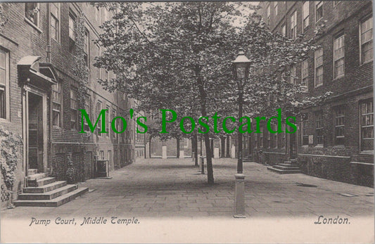 London Postcard - Pump Court, Middle Temple  Ref.SW9779
