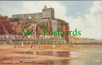 Devon Postcard - Jacobs Ladder, Sidmouth Ref.SW9780
