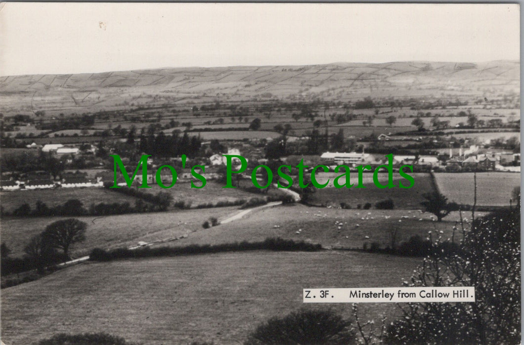 Shropshire Postcard - Minsterley From Callow Hill  Ref.SW9782