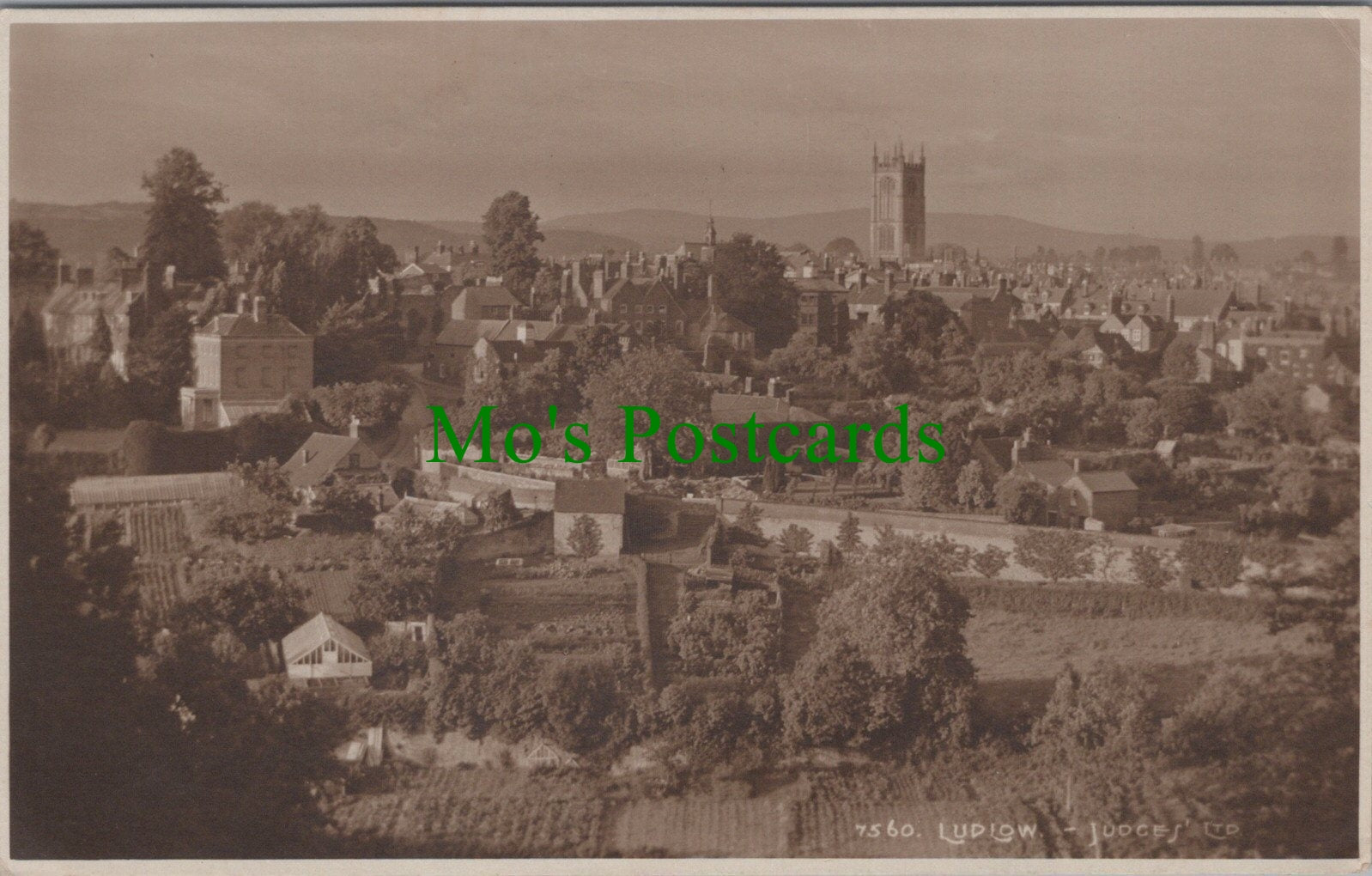 View of Ludlow, Shropshire
