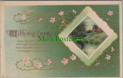 Greetings Postcard, Friendship, With My Love