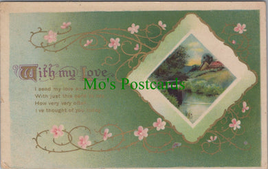 Greetings Postcard, Friendship, With My Love