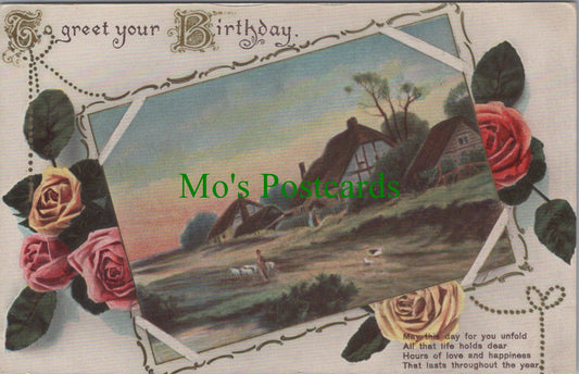 Greetings Postcard, To Greet Your Birthday
