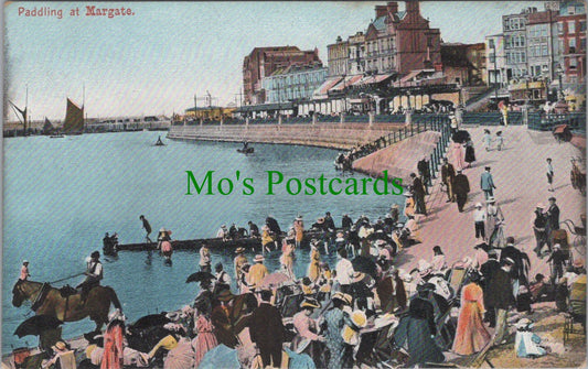 Paddling at Margate, Kent