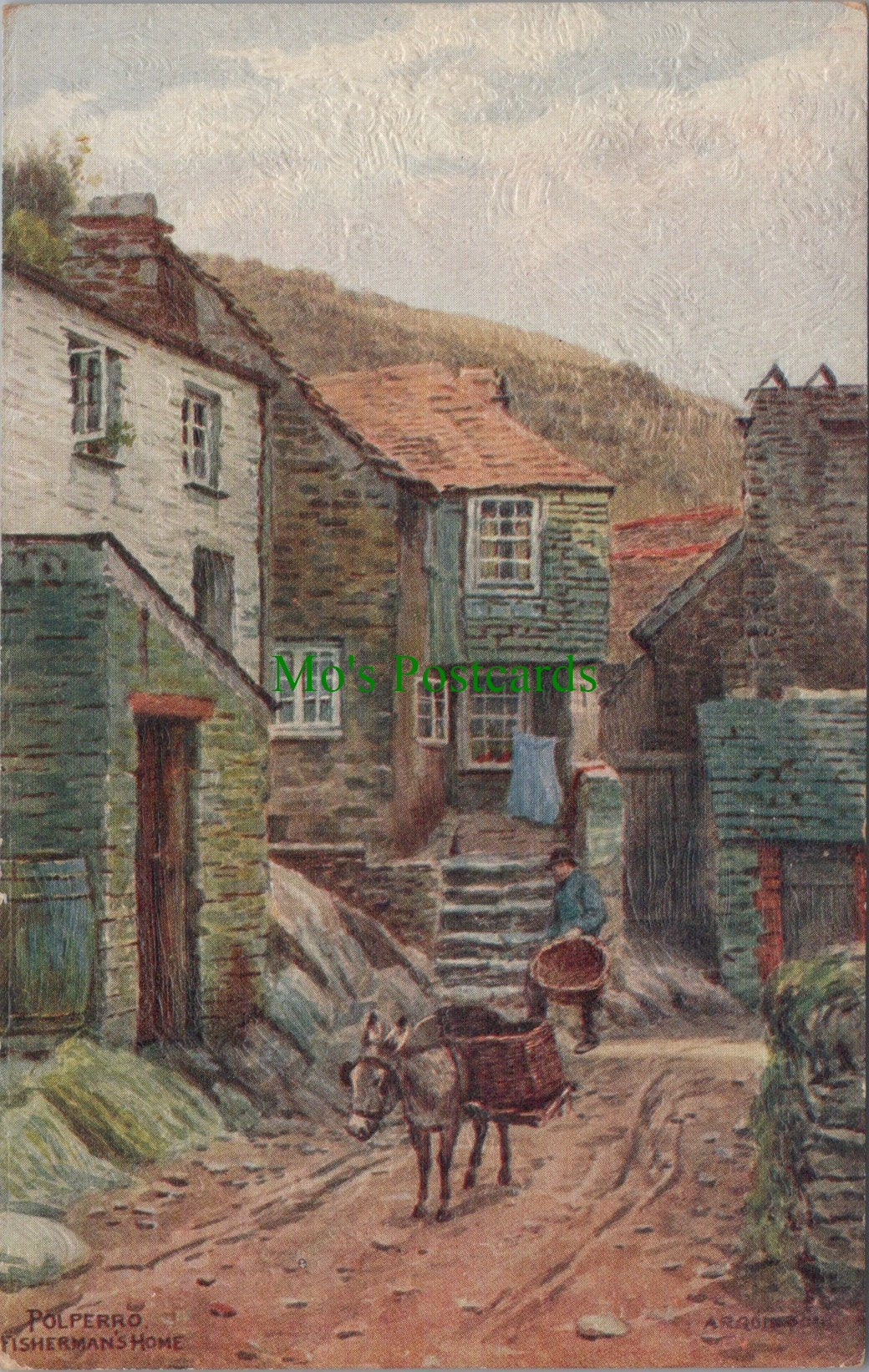 Cornwall Postcard - Polperro, Fisherman's Home Ref.SW9815