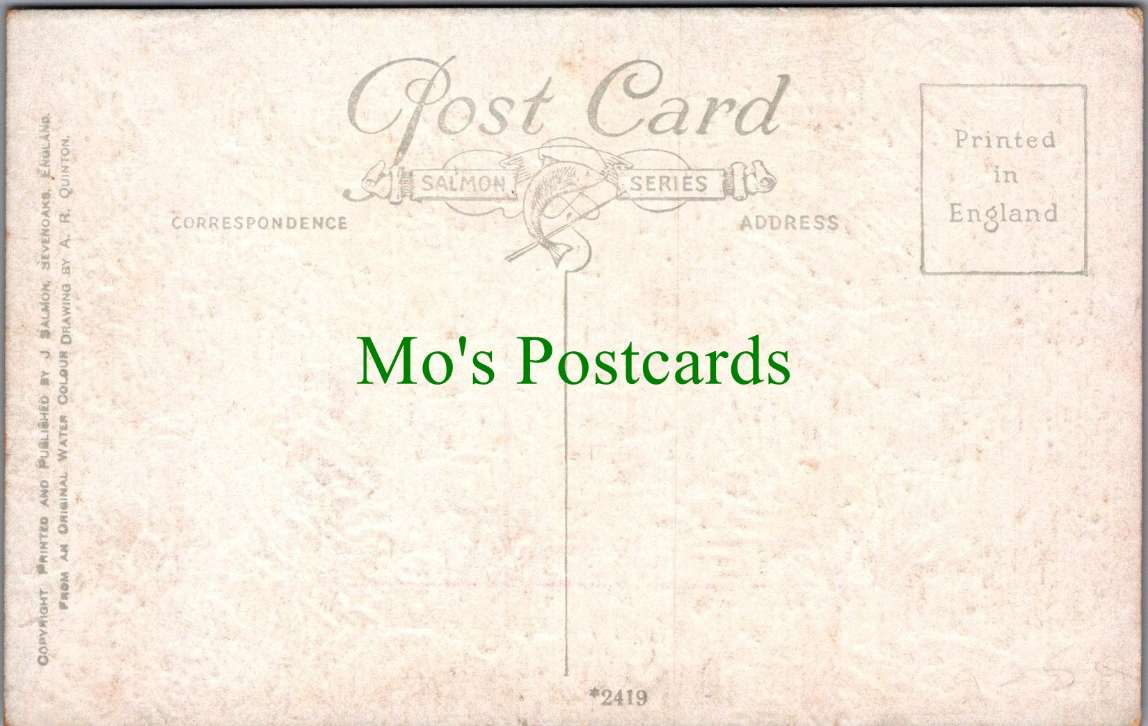 Cornwall Postcard - Polperro, Fisherman's Home Ref.SW9815
