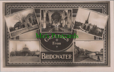 Somerset Postcard - Greetings From Bridgwater   Ref.SW9816