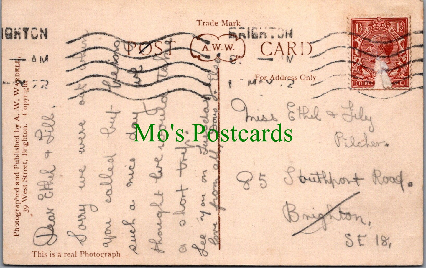 Sussex Postcard - Kemptown, Looking East, Brighton Ref.SW9818