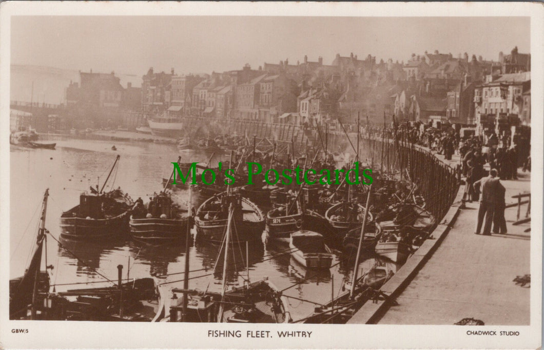 Yorkshire Postcard - Fishing Fleet, Whitby  Ref.SW9821