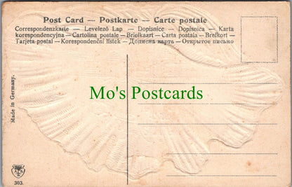 Embossed Greetings Postcard - Seashell, Souvenir From.. Ref.SW9920