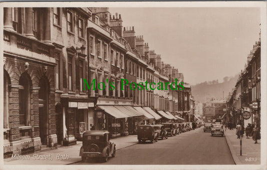 Somerset Postcard - Milsom Street, Bath  Ref.SW9841