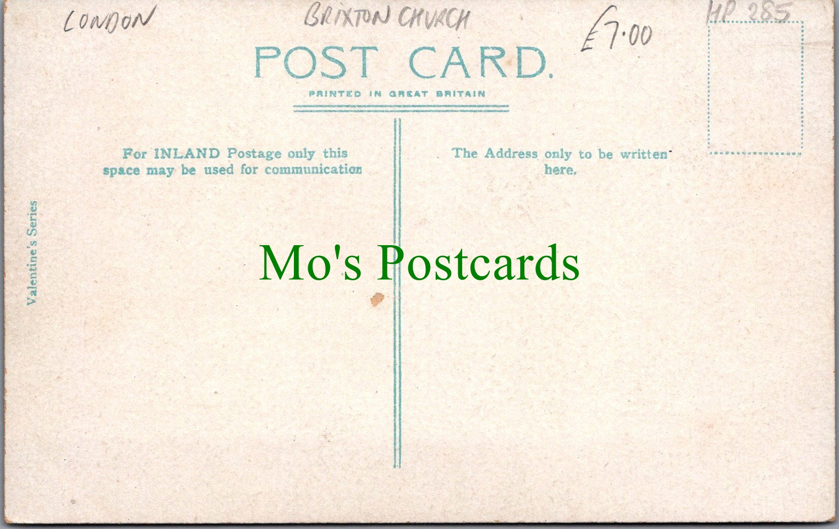 London Postcard - Effra Road and Brixton Church Ref.HP285