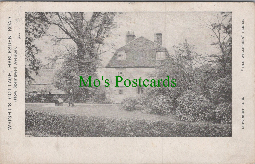 London Postcard - Wright's Cottage, Harlesden Road Ref.HP287