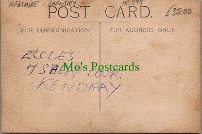 Yorkshire Postcard - Public Hall, Barnsley, 16 Children Lost Their Lives in 1908 Ref.HP299