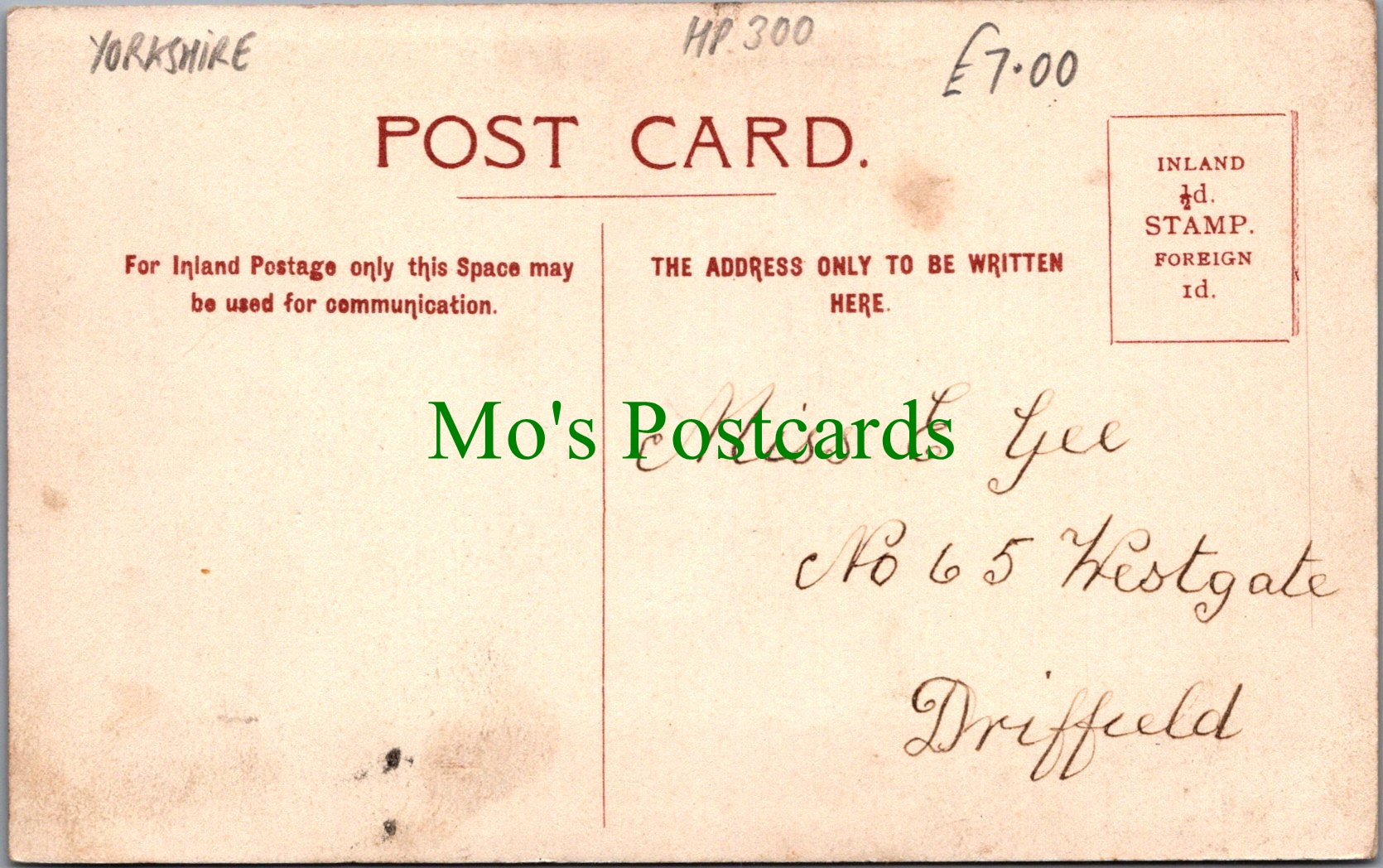 Yorkshire Postcard - High Street, Skelton  Ref.HP300