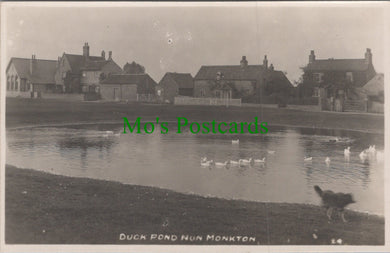 Yorkshire Postcard - Duck Pond, Nun Monkton  Ref.HP301