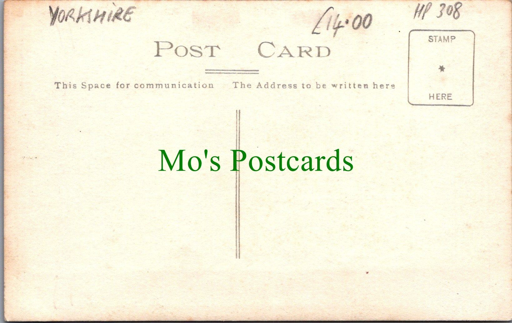 Yorkshire Postcard - Prince of Wales Terrace, Scarborough Ref.HP308
