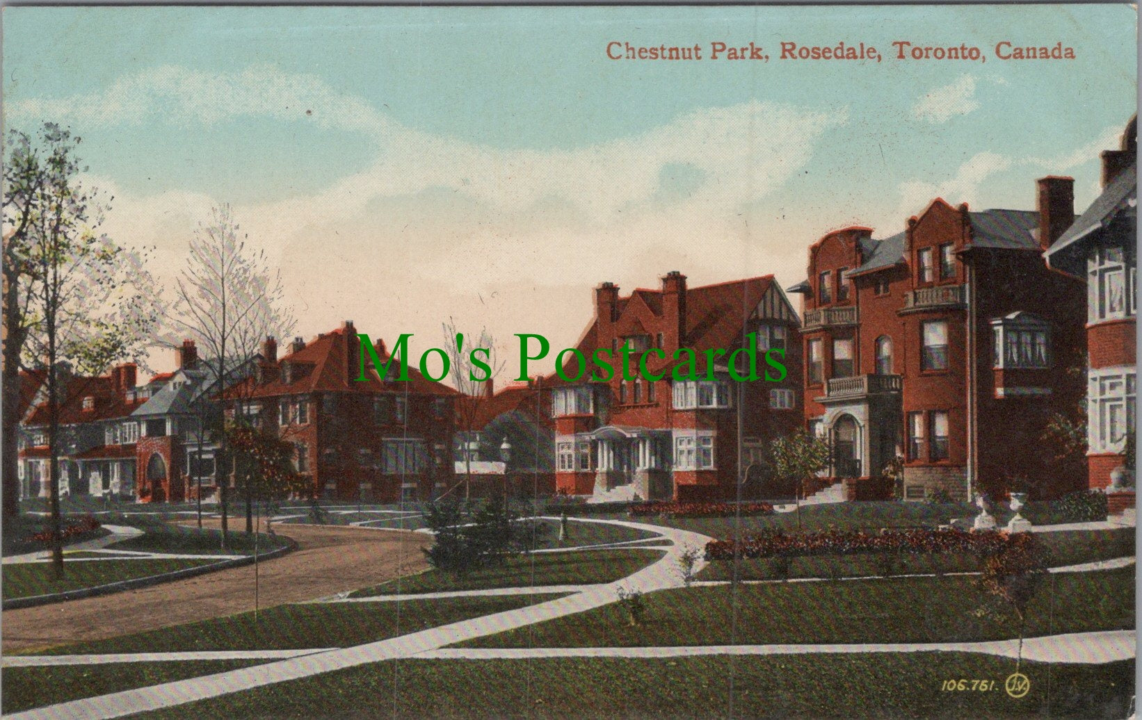 Canada Postcard - Chestnut Park, Rosedale, Toronto Ref.HP327