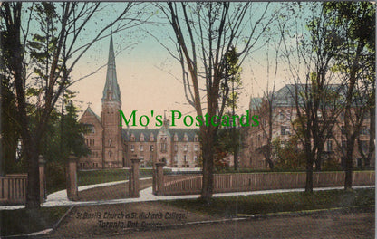 Canada Postcard - St Basil's Church and St Michael's College, Toronto  Ref.HP331