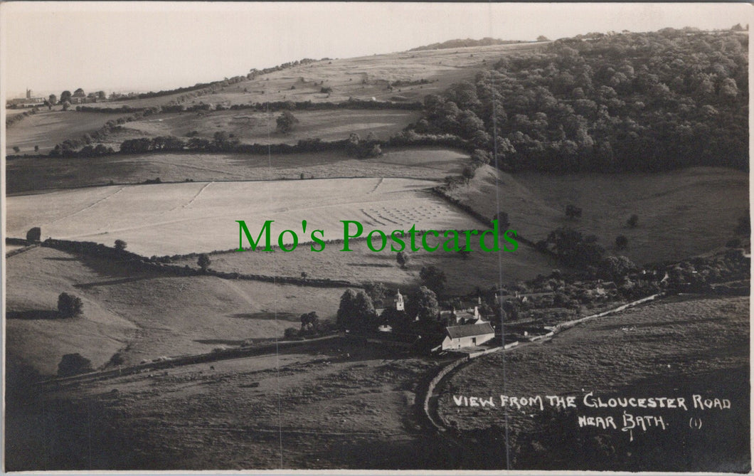 Somerset Postcard - View From The Gloucester Road, Near Bath Ref.HP337