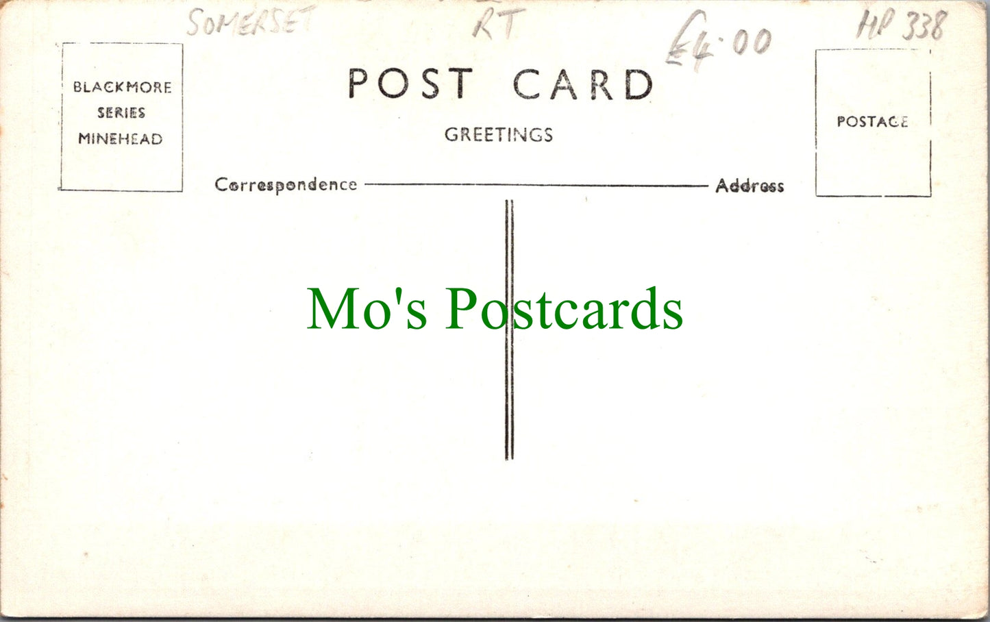 Somerset Postcard - West Monkton Village Ref.HP338