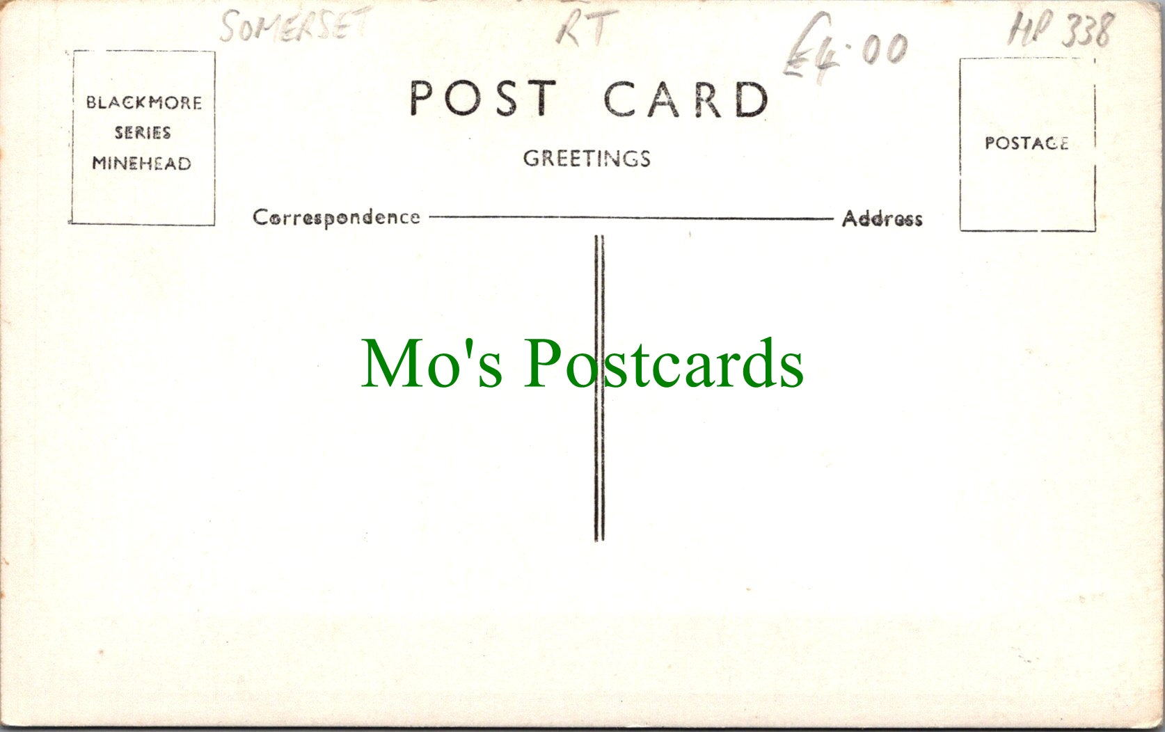 Somerset Postcard - West Monkton Village Ref.HP338