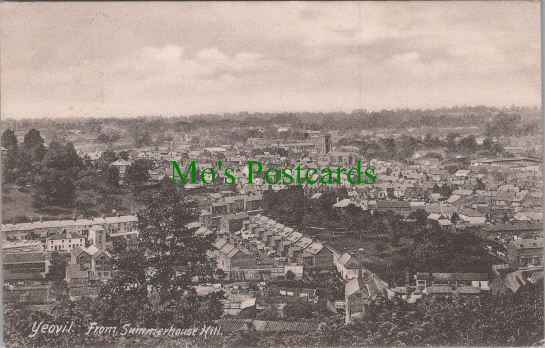 Somerset Postcard - Yeovil From Summerhouse Hill  Ref.HP342