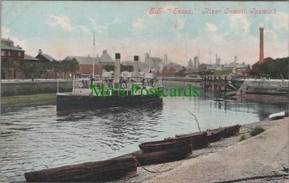 Suffolk Postcard - S.S."Essex", River Orwell, Ipswich  Ref.HP346