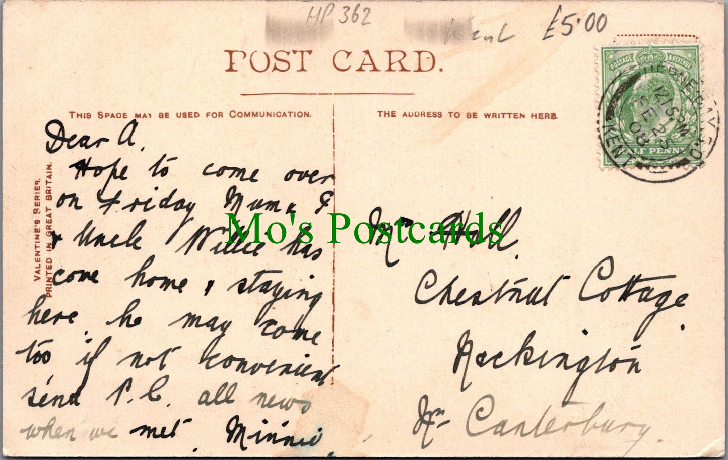 Kent Postcard - Herne Village Ref.HP362