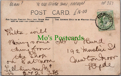 Devon Postcard? - Ye Old Bridge Inn, Norden  Ref.HP367