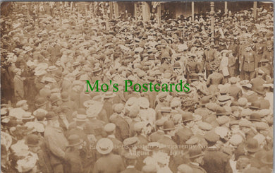 Wales Postcard - Earl Roberts Visit To Abergavenny 1905 Ref.HP372