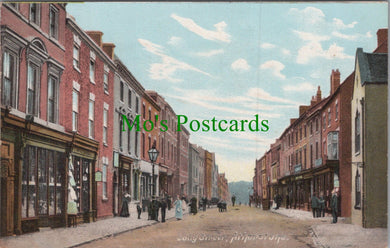 Warwickshire Postcard - Long Street, Atherstone Ref.HP375