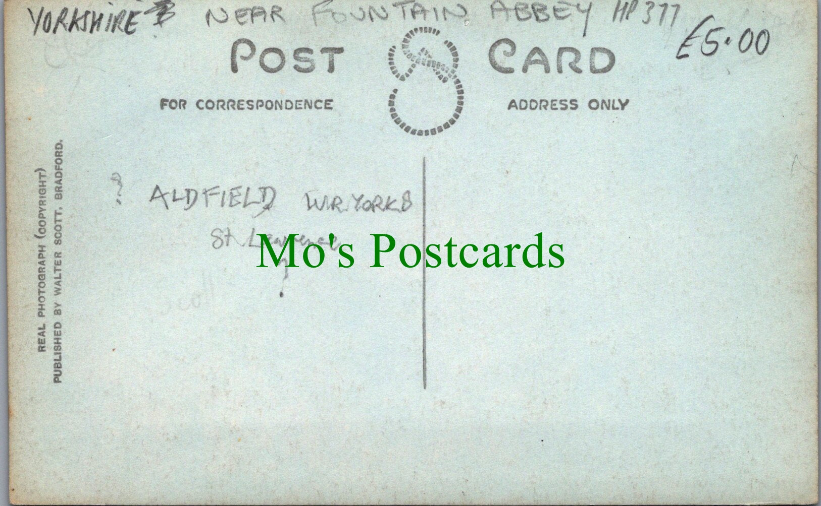 Yorkshire Postcard - Oldfield Village Ref.HP377