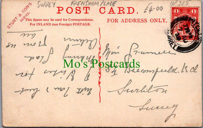 Surrey Postcard - Frensham Place - North Front Ref.HP385