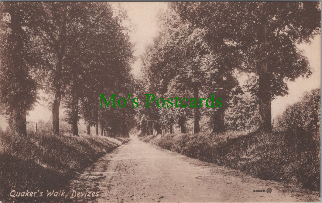 Wiltshire Postcard - Quaker's Walk, Devizes  Ref.HP388