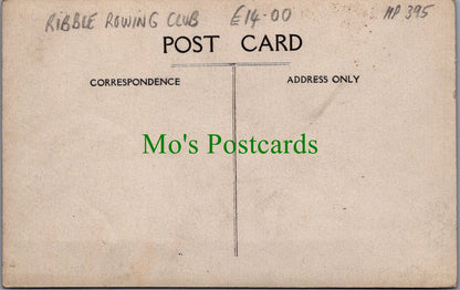 Sports Postcard - Ribble Rowing Club v Didsbury Rowing Club 1908  Ref.HP395