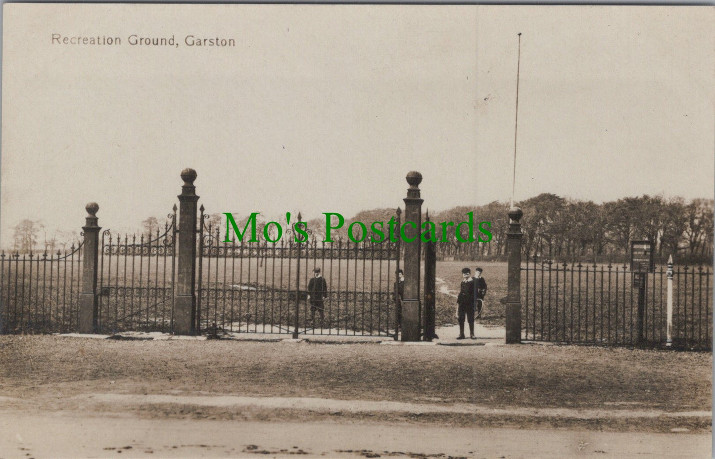 Lancashire Postcard - Recreation Ground, Garston, Liverpool Ref.HP423