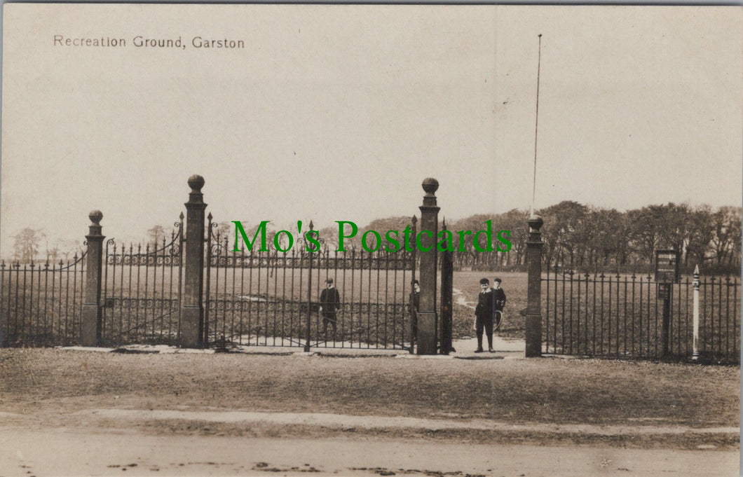 Lancashire Postcard - Recreation Ground, Garston, Liverpool Ref.HP423