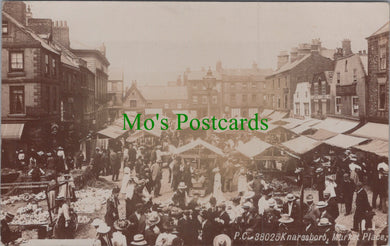 Yorkshire Postcard - Knaresborough Market Place  Ref.HP426