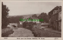 Load image into Gallery viewer, Yorkshire Postcard - River Aire and Bridge, Malham Ref.HP431
