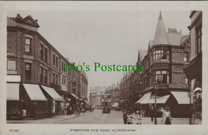 Cheshire Postcard - Stamford New Road, Altrincham   Ref.HP440