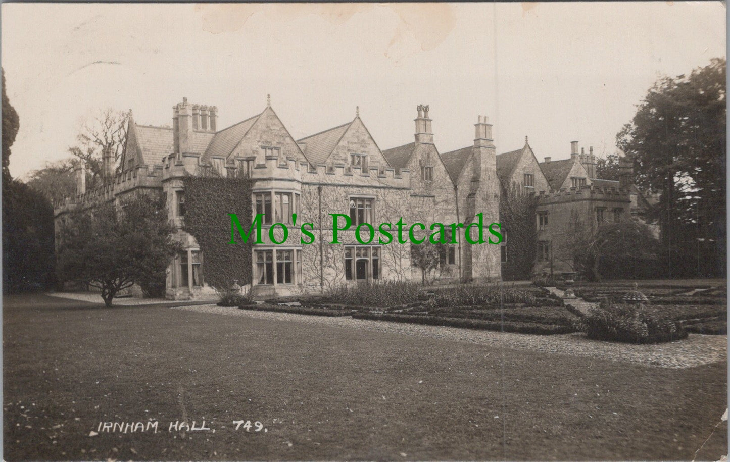 Lincolnshire Postcard - Irnham Hall, Irnham, Grantham Ref.HP445