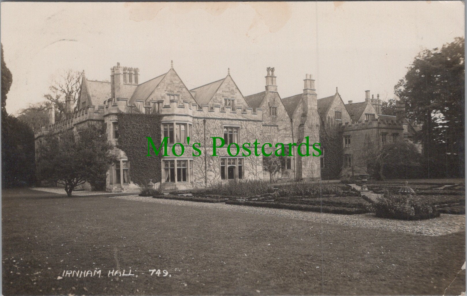 Lincolnshire Postcard - Irnham Hall, Irnham, Grantham Ref.HP445