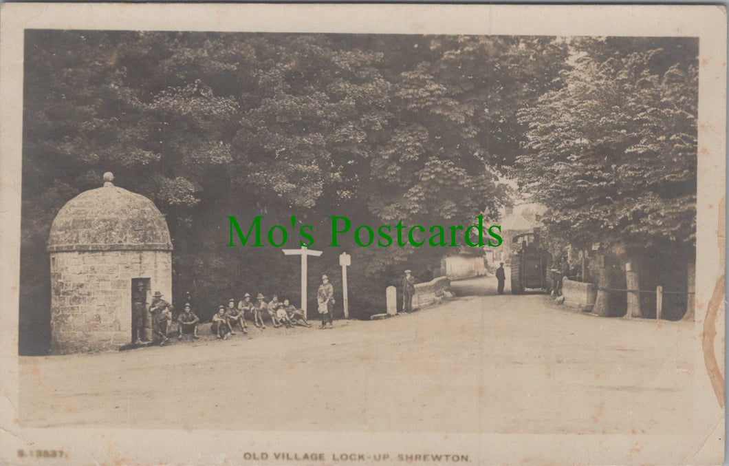 Wiltshire Postcard - Old Village Lock-Up, Shrewton Ref.HP465