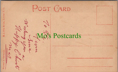 Greetings Postcard - Kind Wishes, A Merry Yule Ref.SW10107
