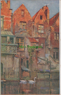 Belgium Postcard - Pont Des Baudets, Bruges, Artist Flori Van Acker Ref.SW10123