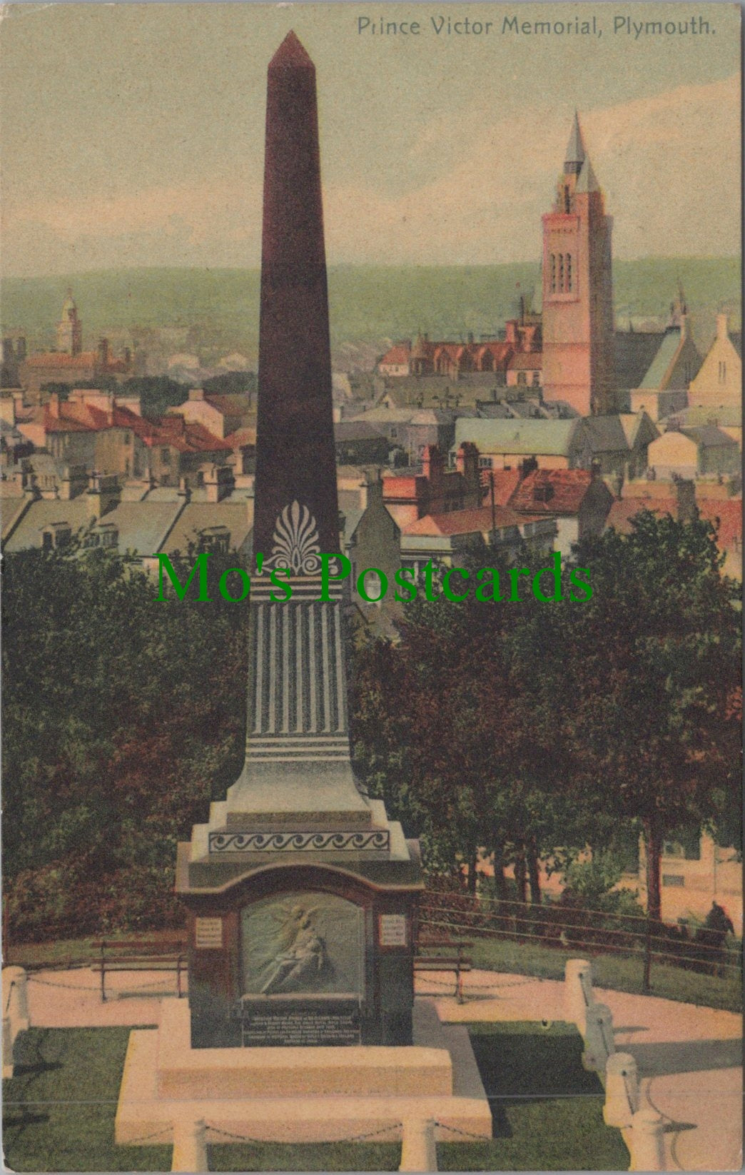 Devon Postcard - Plymouth, Prince Victor Memorial  Ref.SW10164