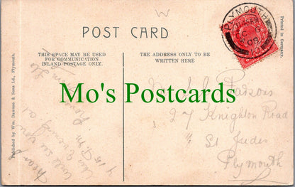 Devon Postcard - Plymouth, Prince Victor Memorial  Ref.SW10164