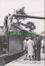 Load image into Gallery viewer, Railway Postcard - Engine No 5530 With a Train at Christow, 1958 - Ref.SW10208
