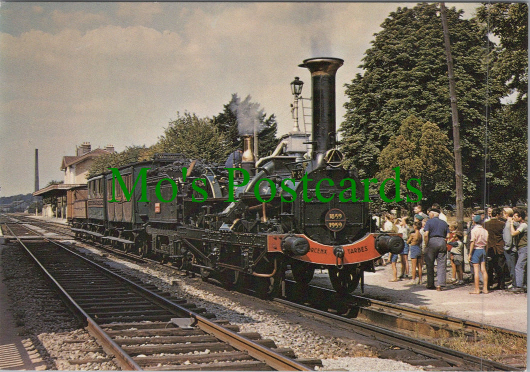 Railway Postcard - Train Historique S.N.C.F, Locomotive Crampton  Ref.SW10236